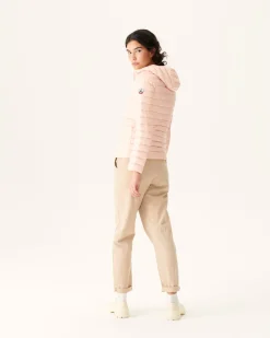 Donzen Jassen & Jacks-JOTT Doudoune Legere A Capuche Rose Clair Cloe 463 Soft Pink