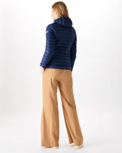 Donzen Jassen & Jacks-JOTT Doudoune Legere A Capuche Bleu Abysse Cloe 124 Bleu Abysse