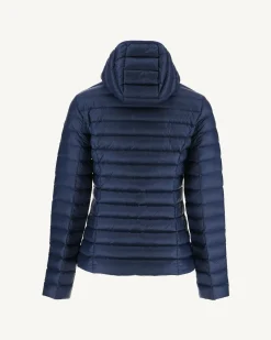 Donzen Jassen & Jacks-JOTT Doudoune Legere A Capuche Bleu Abysse Cloe 124 Bleu Abysse