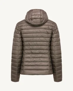 Donzen Jassen & Jacks-JOTT Doudoune Legere A Capuche Taupe Cloe 808 Taupe