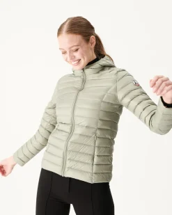 Donzen Jassen & Jacks-JOTT Doudoune Legere A Capuche Sauge Cloe 826 Sauge