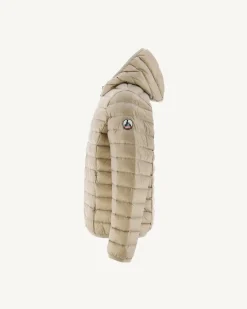 Donzen Jassen-JOTT Doudoune Legere A Capuche Enfant Beige Hugo 804 Beige