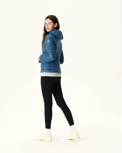 Donzen Jassen & Jacks-JOTT Doudoune Legere A Capuche Bleu Jeans Cloe 140 Blue Jeans