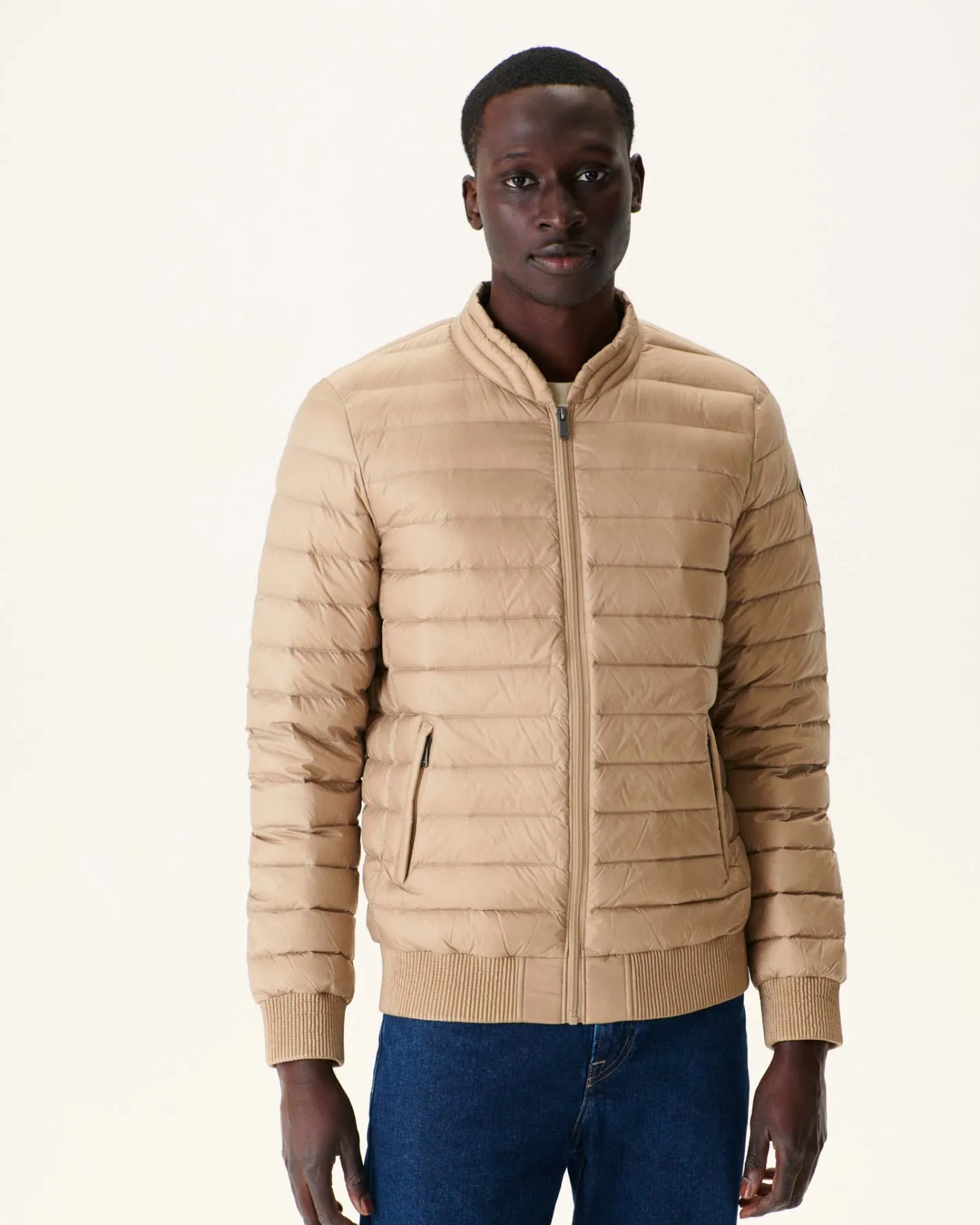 Donzen Jassen & Jacks-JOTT Doudoune Legere Beige Jordan 804 Beige