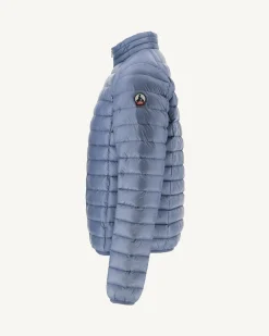 Donzen Jassen & Jacks-JOTT Doudoune Legere Bleu Delave Mat 182 Bleu Delave
