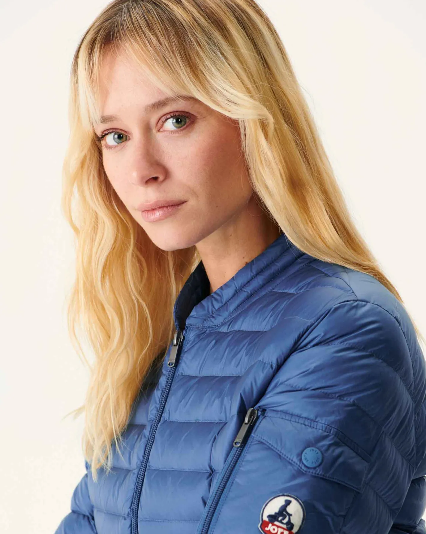 Donzen Jassen & Jacks-JOTT Doudoune Legere Bleu Jeans Emmy 140 Blue Jeans