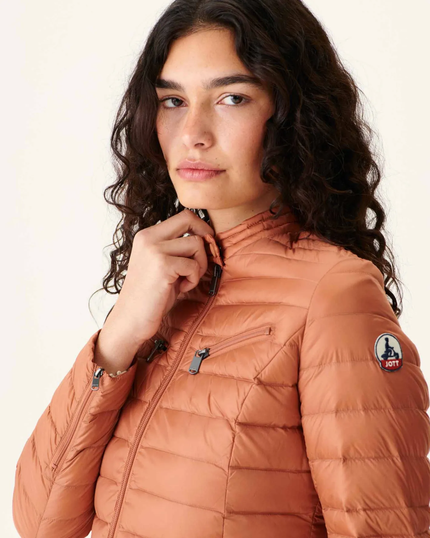 Donzen Jassen & Jacks-JOTT Doudoune Legere Camel Nina 839 Camel