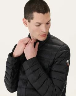 Donzen Jassen & Jacks-JOTT Doudoune Legere Col Chemise Noir Cris 999 Black
