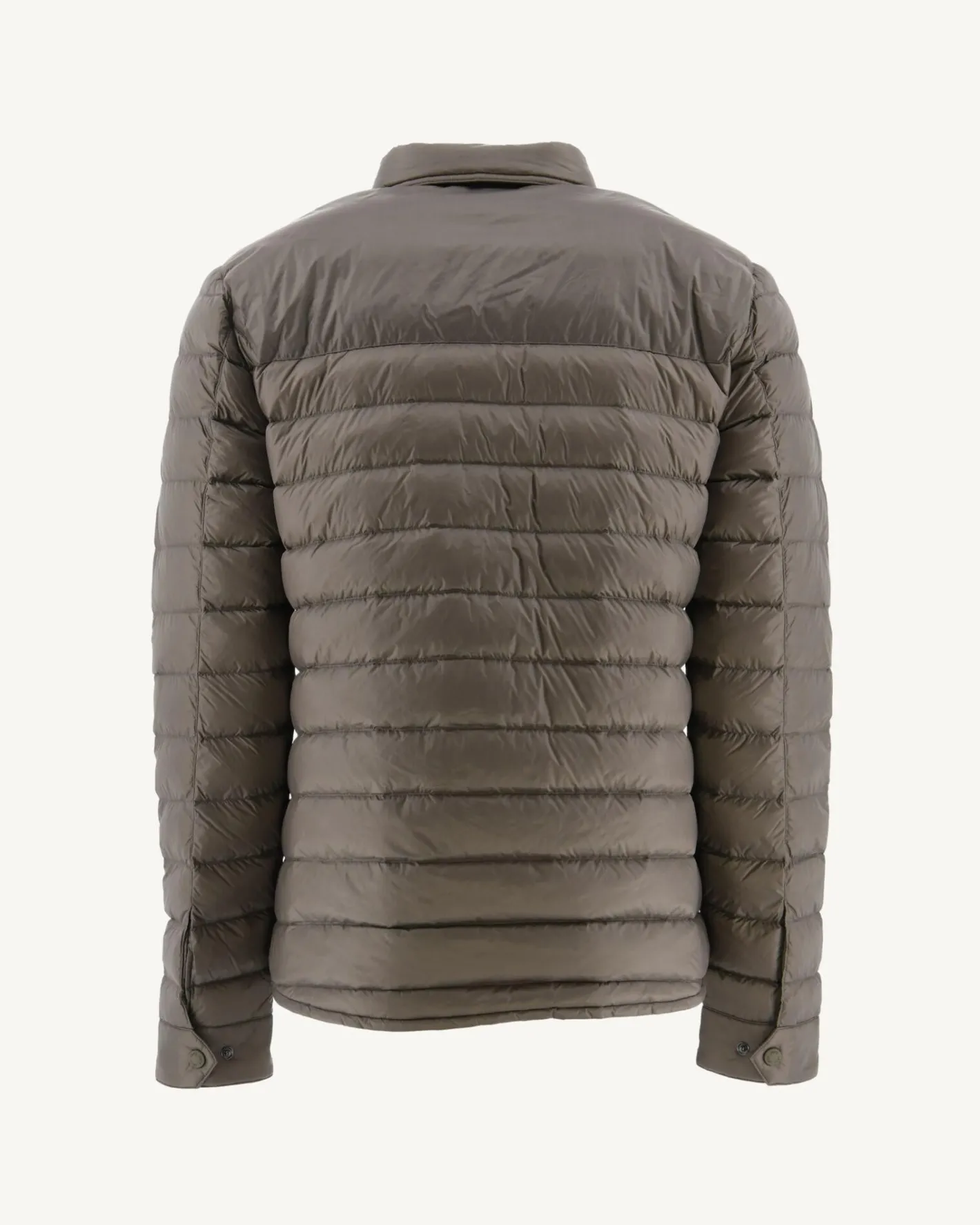 Donzen Jassen & Jacks-JOTT Doudoune Legere Col Chemise Taupe Cris 808 Taupe