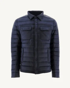 Donzen Jassen & Jacks-JOTT Doudoune Legere Col Chemise Marine Cris 104 Navy