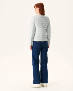 Onze Lichtgewicht Jassen-JOTT Doudoune Legere Gris Clair Douda 532 Soft Grey