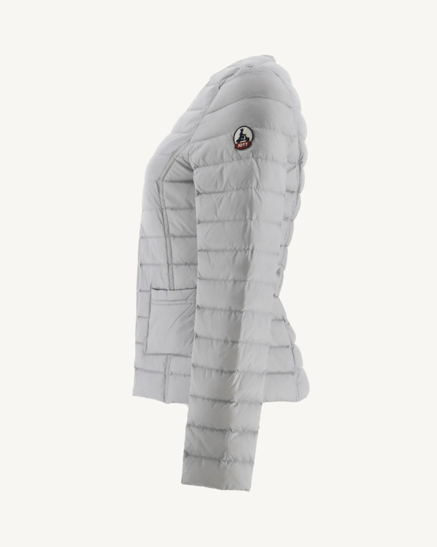 Onze Lichtgewicht Jassen-JOTT Doudoune Legere Gris Clair Douda 532 Soft Grey