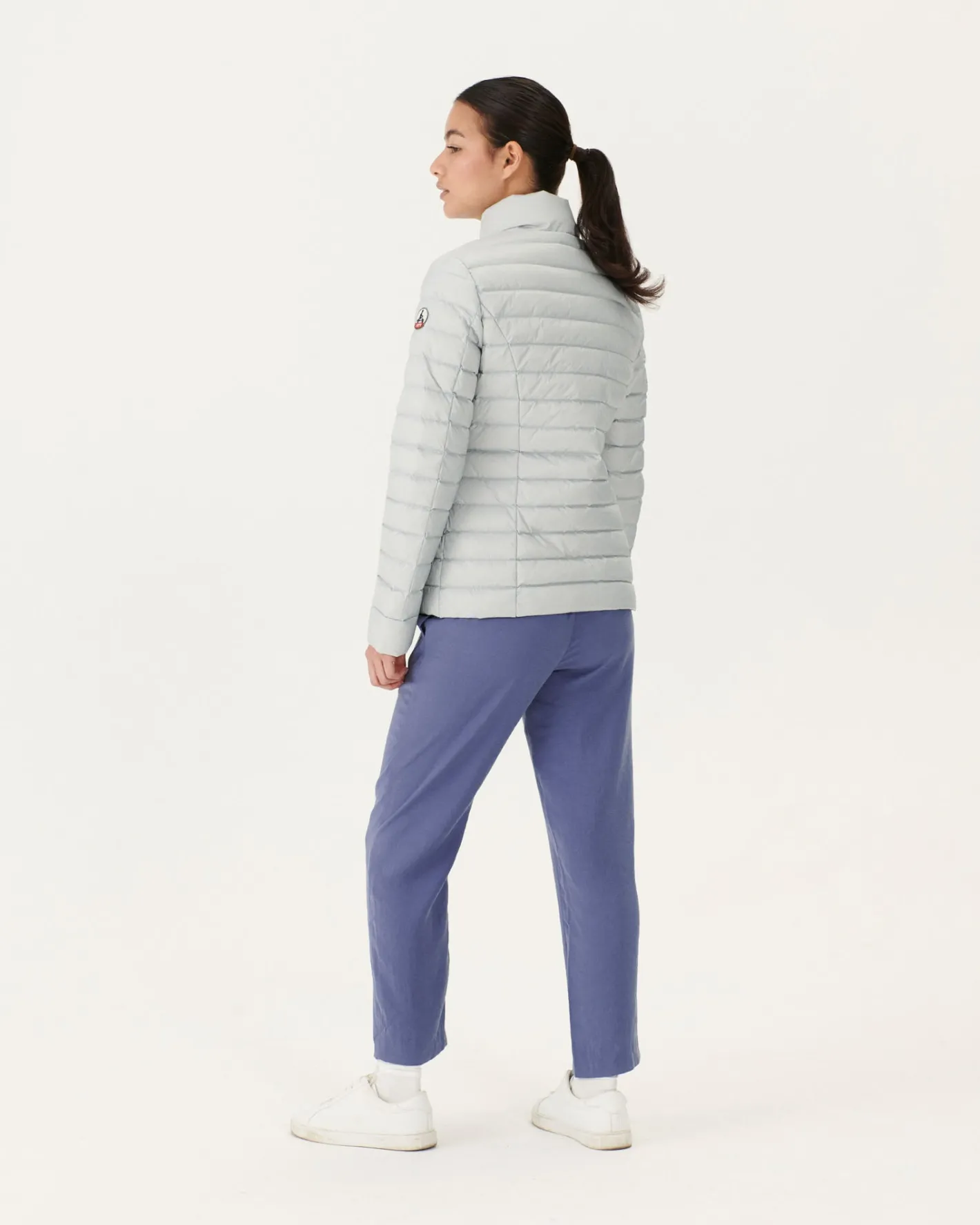 Donzen Jassen & Jacks-JOTT Doudoune Legere Gris Clair Cha 532 Soft Grey