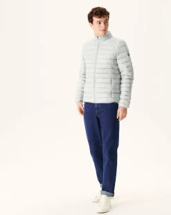 Donzen Jassen & Jacks-JOTT Doudoune Legere Gris Clair Mat 532 Soft Grey