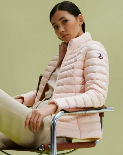 Donzen Jassen & Jacks-JOTT Doudoune Legere Rose Clair Cha 463 Soft Pink
