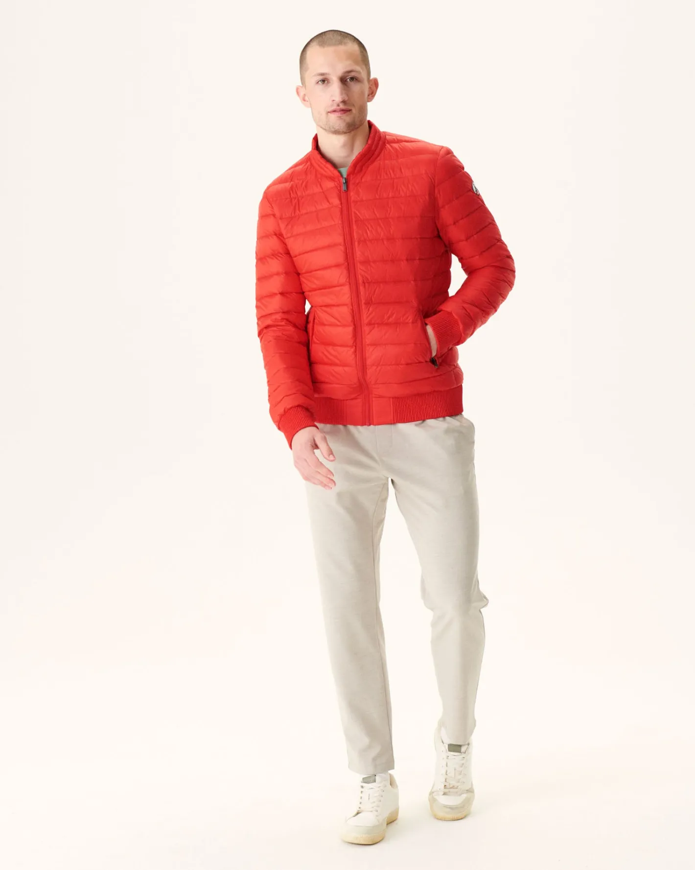Donzen Jassen & Jacks-JOTT Doudoune Legere Rouge Vif Jordan 318 Fire Red