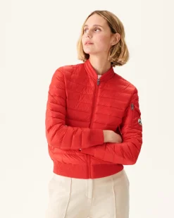 Donzen Jassen & Jacks-JOTT Doudoune Legere Rouge Vif Emmy 318 Fire Red