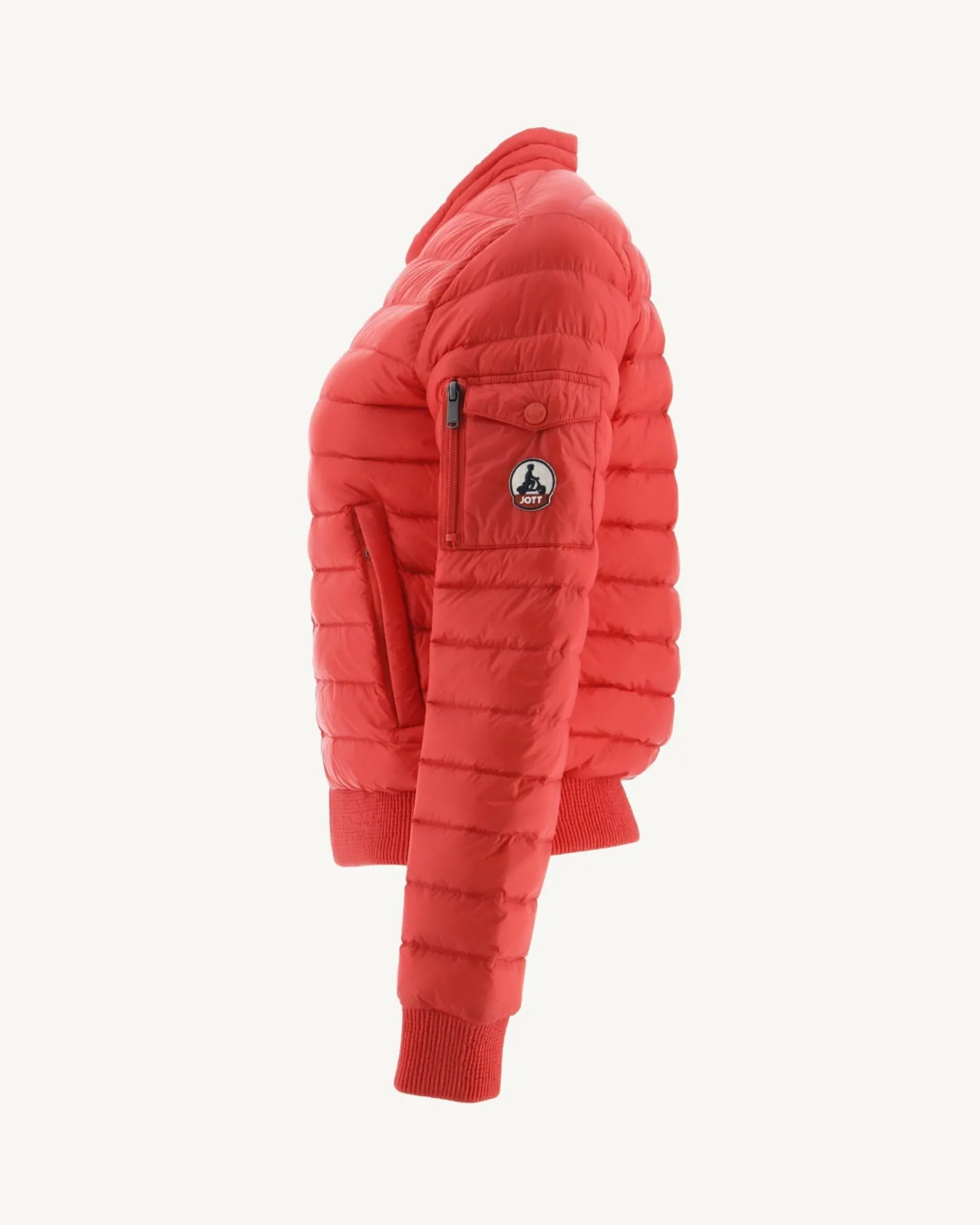 Donzen Jassen & Jacks-JOTT Doudoune Legere Rouge Vif Emmy 318 Fire Red