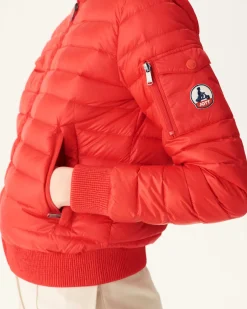 Donzen Jassen & Jacks-JOTT Doudoune Legere Rouge Vif Emmy 318 Fire Red