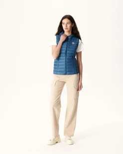 Donzen Jassen & Jacks-JOTT Doudoune Legere Sans Manches Bleu Jeans Mali 140 Blue Jeans