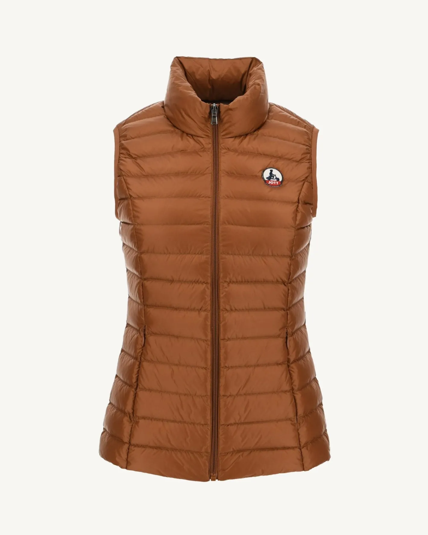 Donzen Jassen & Jacks-JOTT Doudoune Legere Sans Manches Caramel Seda 811 Caramel