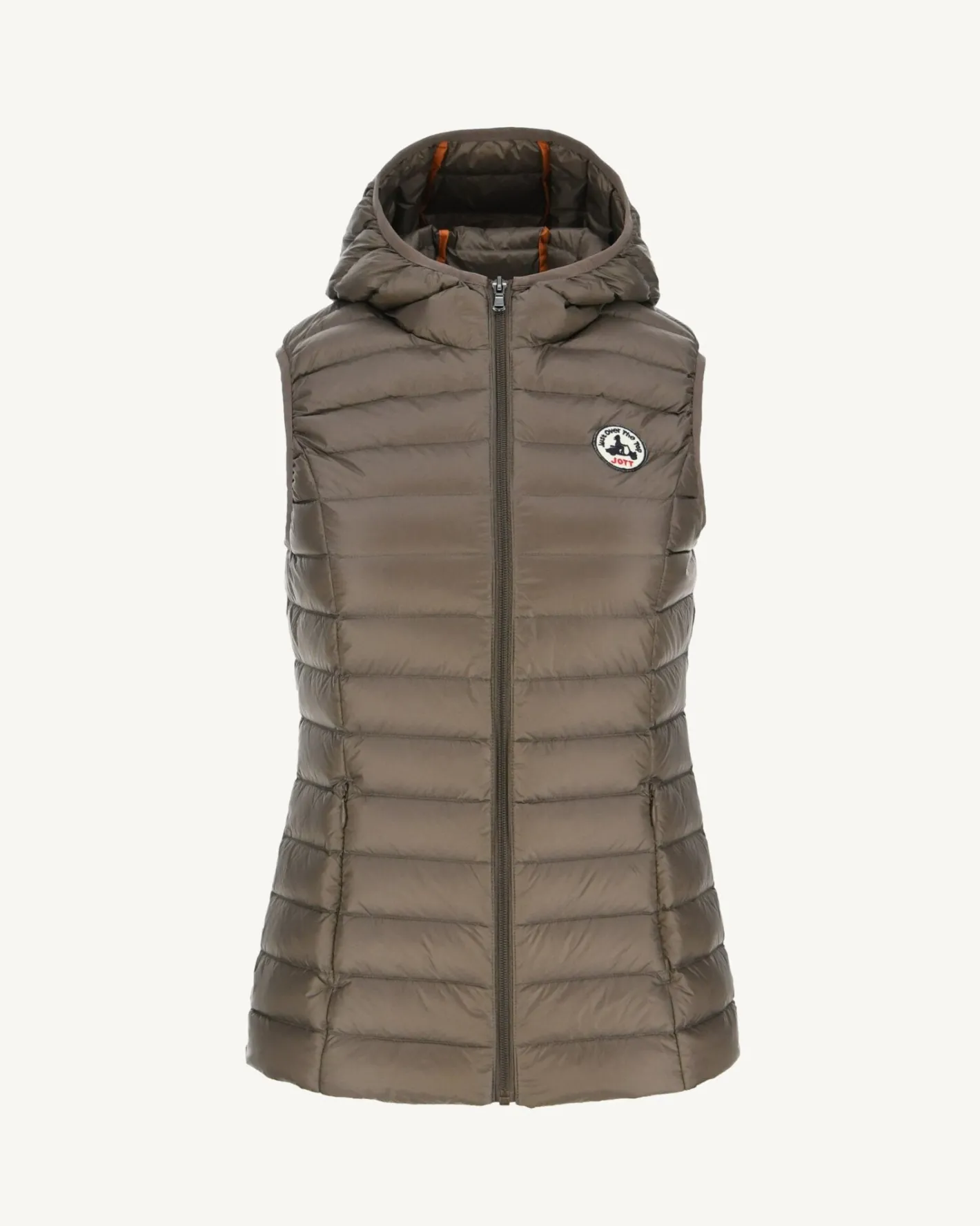 Donzen Jassen & Jacks-JOTT Doudoune Legere Sans Manches Taupe Mali 808 Taupe