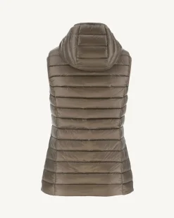 Donzen Jassen & Jacks-JOTT Doudoune Legere Sans Manches Taupe Mali 808 Taupe