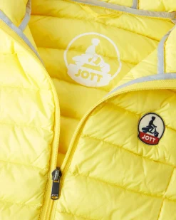 Donzen Jassen & Jacks-JOTT Doudoune Legere Sans Manches Jaune Clair Mali 627 Soft Yellow