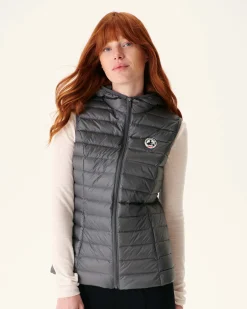 Donzen Jassen & Jacks-JOTT Doudoune Legere Sans Manches Anthracite Mali 504 Anthracite