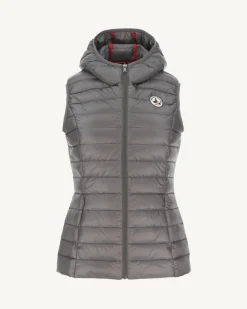 Donzen Jassen & Jacks-JOTT Doudoune Legere Sans Manches Anthracite Mali 504 Anthracite