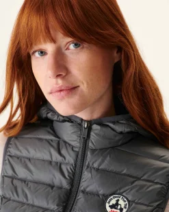 Donzen Jassen & Jacks-JOTT Doudoune Legere Sans Manches Anthracite Mali 504 Anthracite