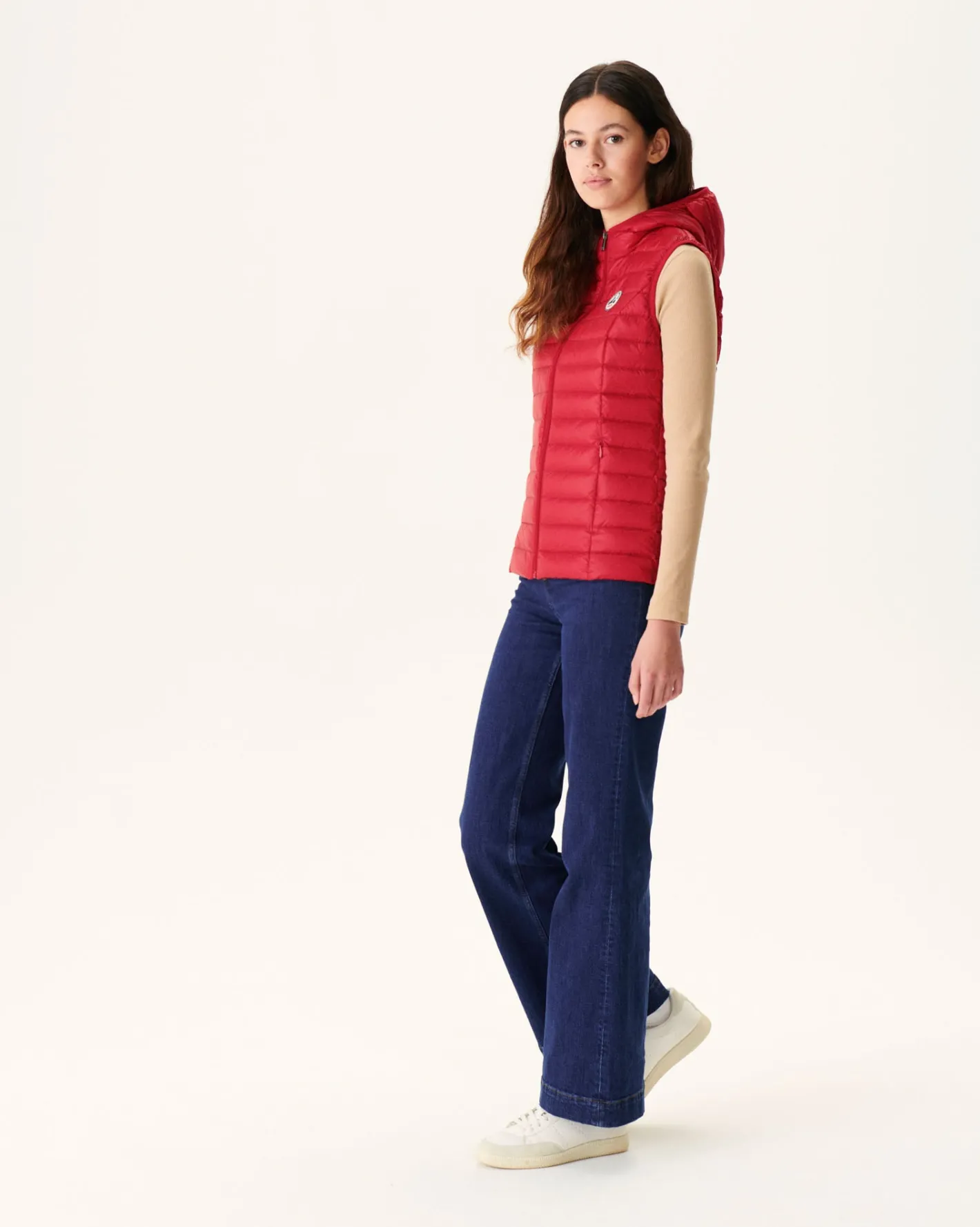 Donzen Jassen & Jacks-JOTT Doudoune Legere Sans Manches Rouge Mali 300 Red