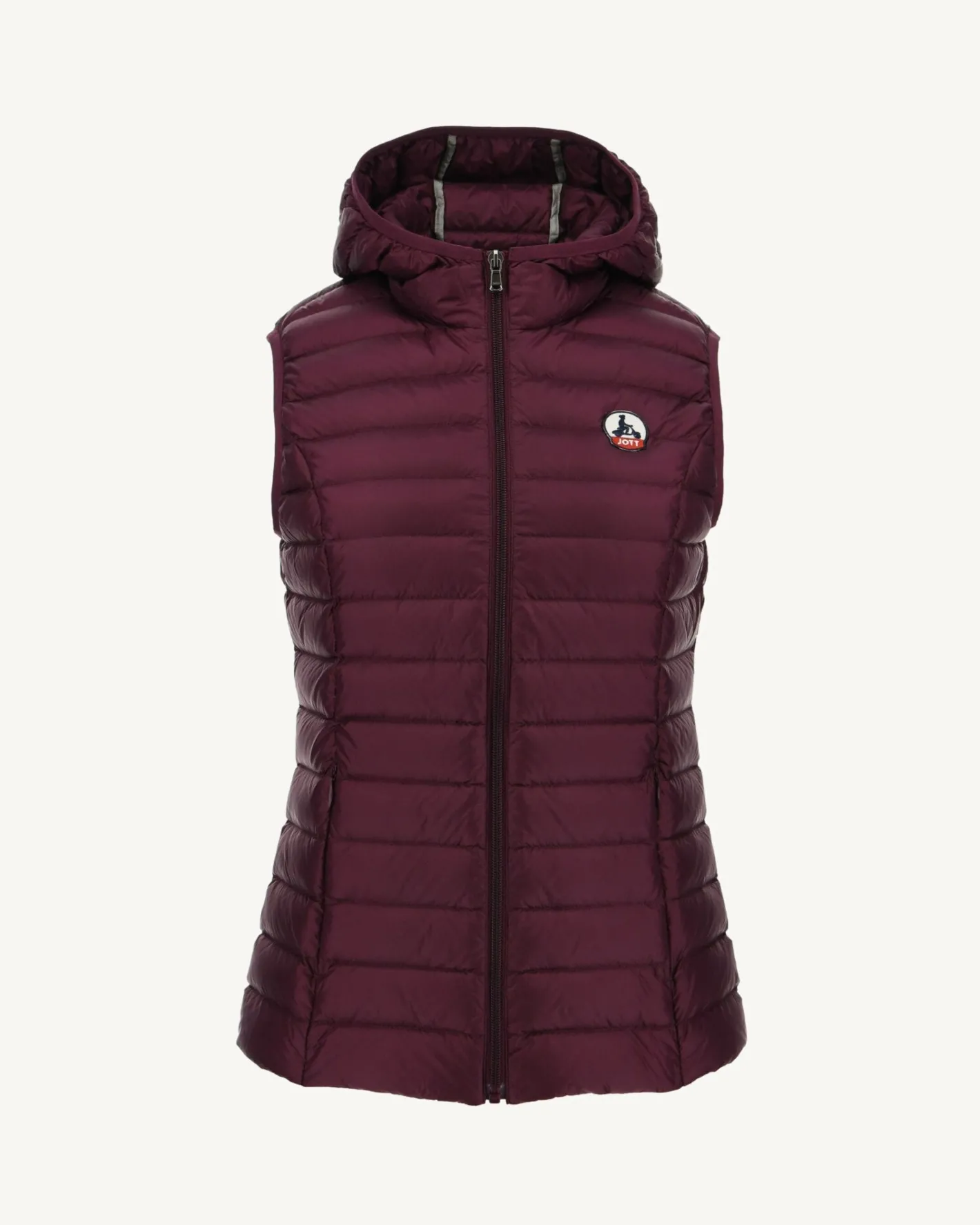 Donzen Jassen & Jacks-JOTT Doudoune Legere Sans Manches Aubergine Mali 461 Aubergine