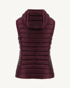 Donzen Jassen & Jacks-JOTT Doudoune Legere Sans Manches Aubergine Mali 461 Aubergine