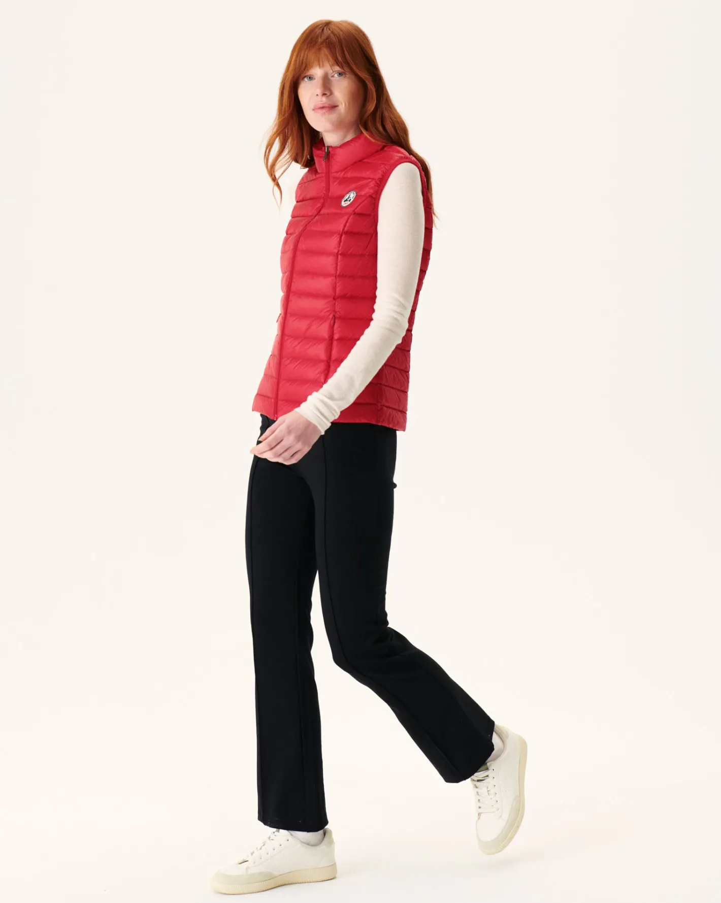 Donzen Jassen & Jacks-JOTT Doudoune Legere Sans Manches Rouge Seda 300 Red
