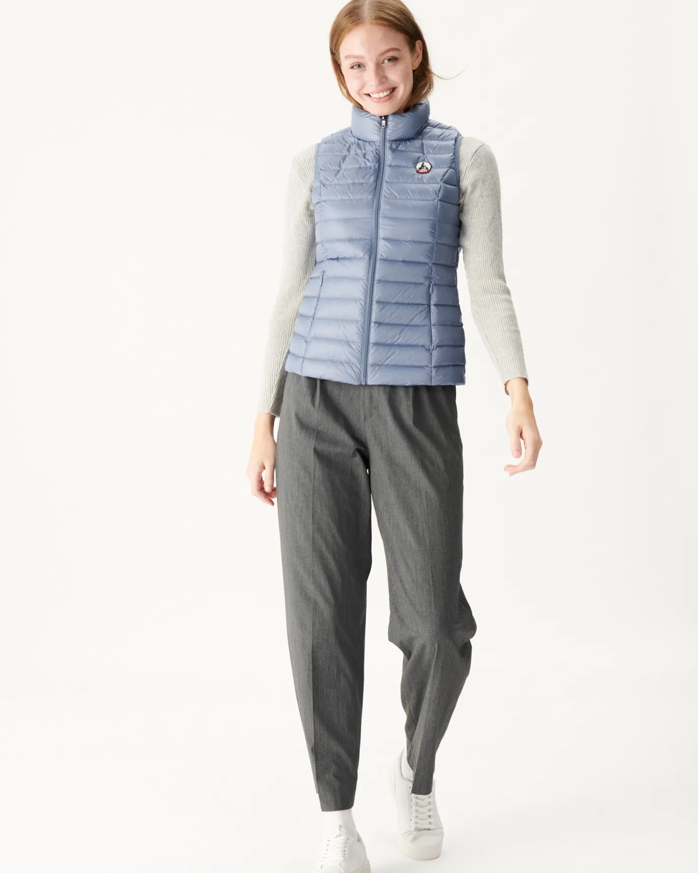 Donzen Jassen & Jacks-JOTT Doudoune Legere Sans Manches Bleu Delave Seda 182 Bleu Delave