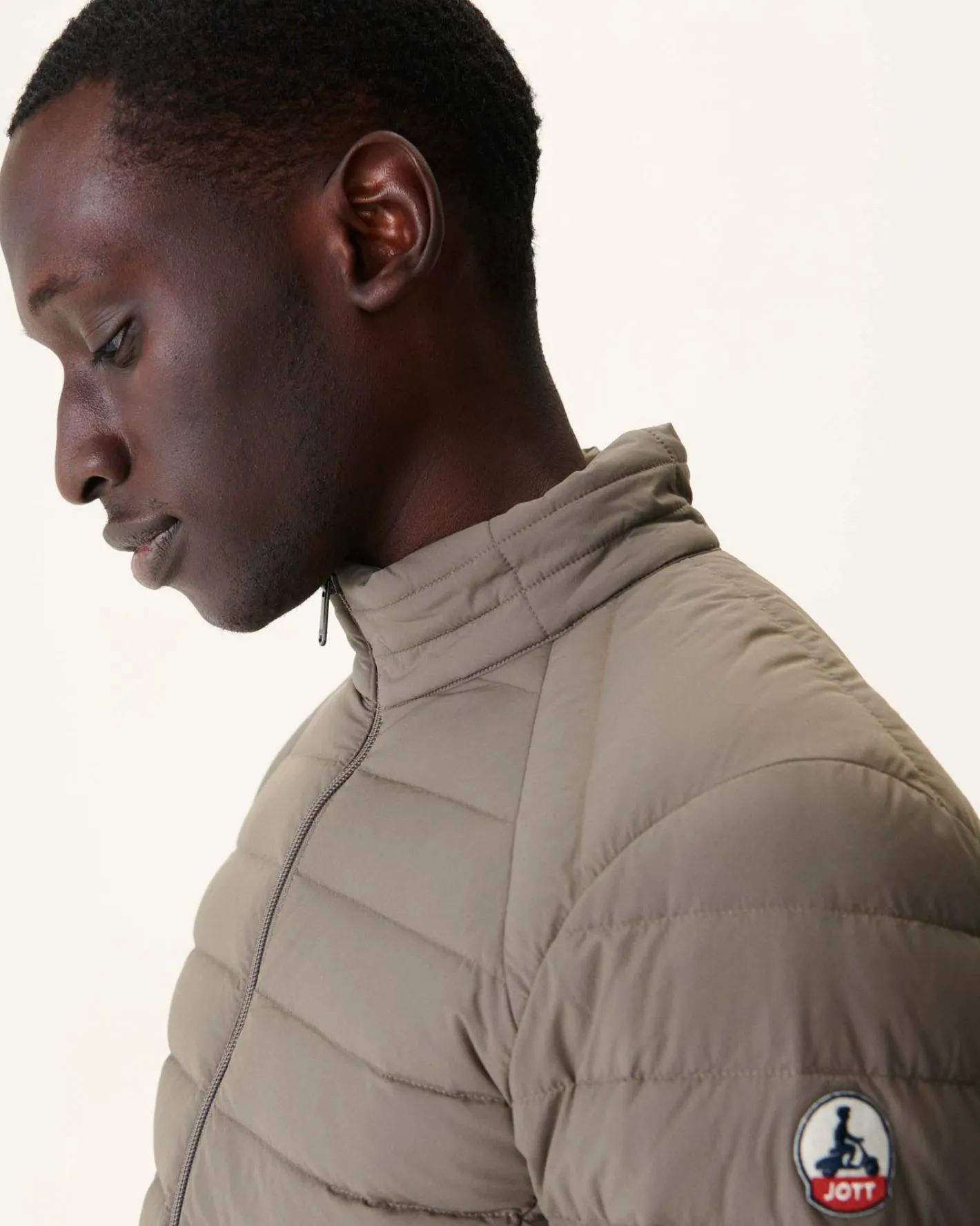 Donzen Jassen & Jacks-JOTT Doudoune Legere Stretch Taupe Aragon 808 Taupe
