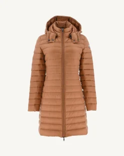 Donzen Jassen & Jacks-JOTT Doudoune Longue A Capuche Camel Vero 839 Camel