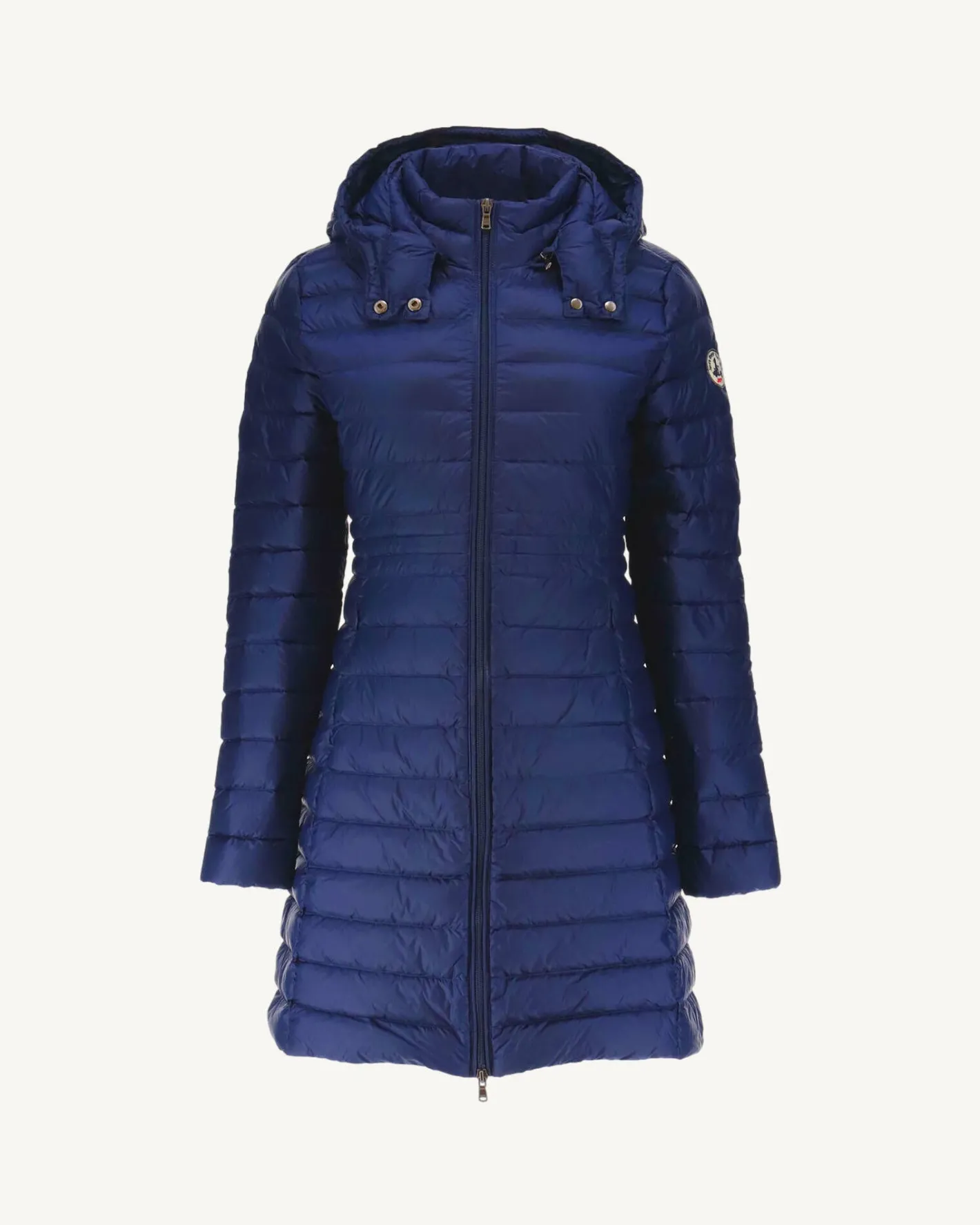 Donzen Jassen & Jacks-JOTT Doudoune Longue A Capuche Bleu Abysse Vero 124 Bleu Abysse