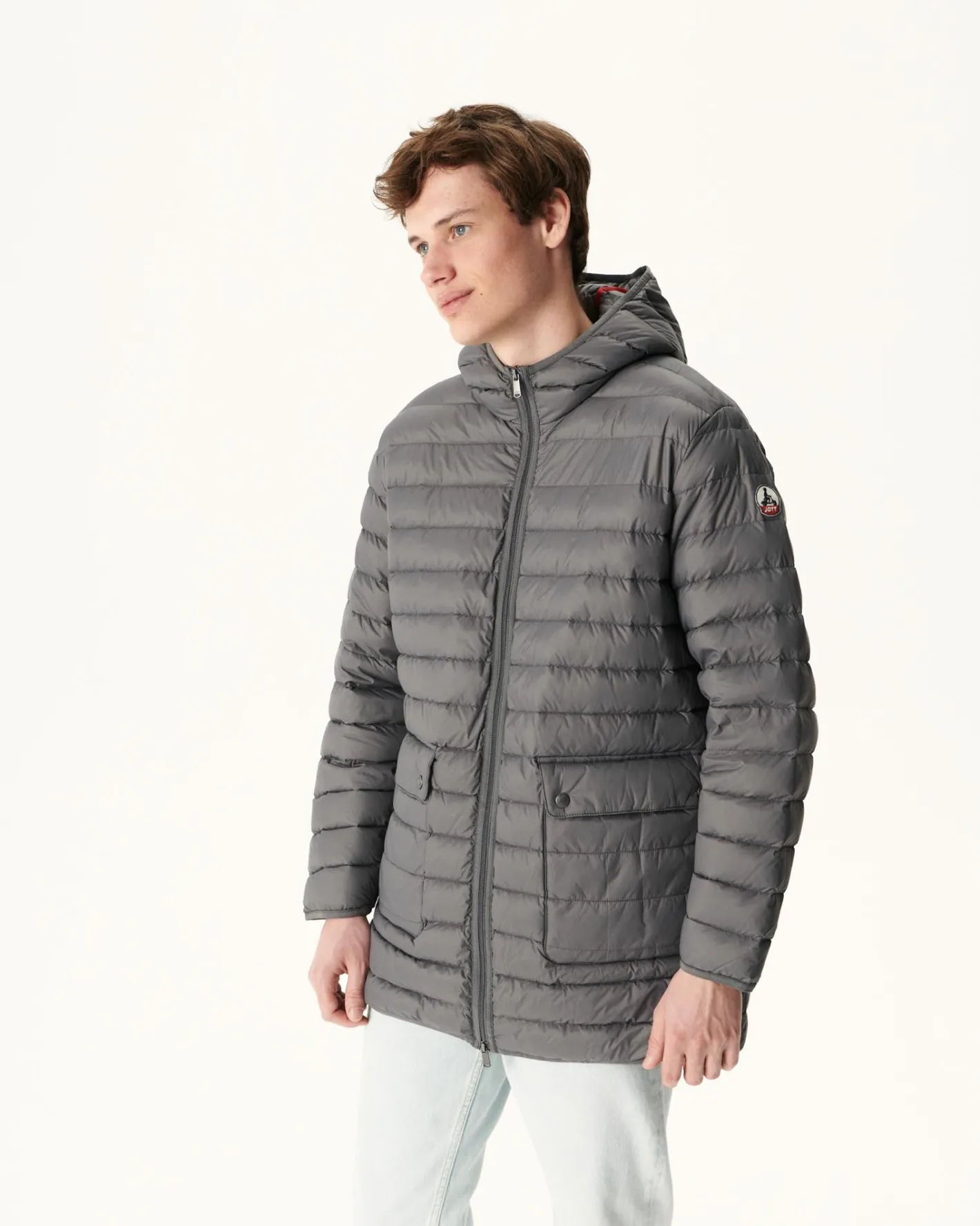 Donzen Jassen & Jacks-JOTT Doudoune Longue Anthracite Luc 504 Anthracite