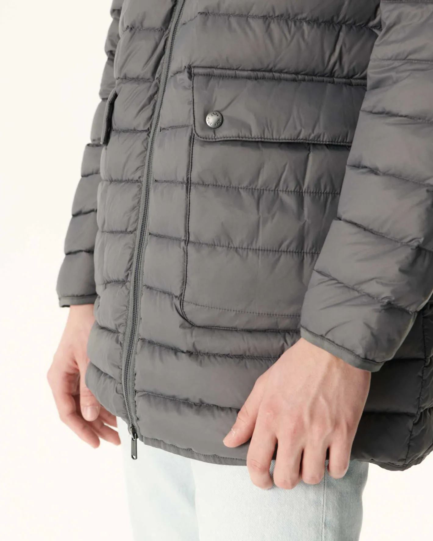 Donzen Jassen & Jacks-JOTT Doudoune Longue Anthracite Luc 504 Anthracite