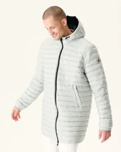 Donzen Jassen & Jacks-JOTT Doudoune Longue Reversible A Capuche Noir/Gris Clair Amsterdam 9902 Black/Soft Grey