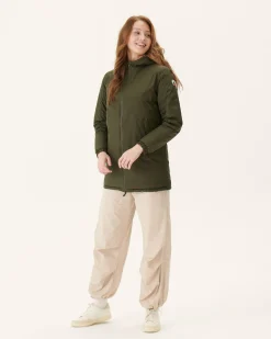 Donzen Jassen & Jacks-JOTT Doudoune Longue Reversible Army/Rose Clair Roma 2552 Army/Soft Pink
