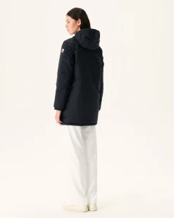 Donzen Jassen & Jacks-JOTT Doudoune Longue Reversible Noir/Gris Clair Roma 9902 Black/Soft Grey