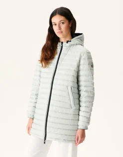 Donzen Jassen & Jacks-JOTT Doudoune Longue Reversible Noir/Gris Clair Roma 9902 Black/Soft Grey