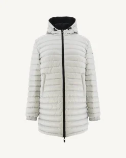Donzen Jassen & Jacks-JOTT Doudoune Longue Reversible Noir/Gris Clair Roma 9902 Black/Soft Grey