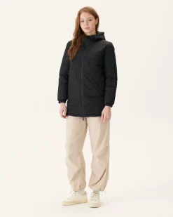 Donzen Jassen & Jacks-JOTT Doudoune Longue Reversible Noir Roma 999 Noir