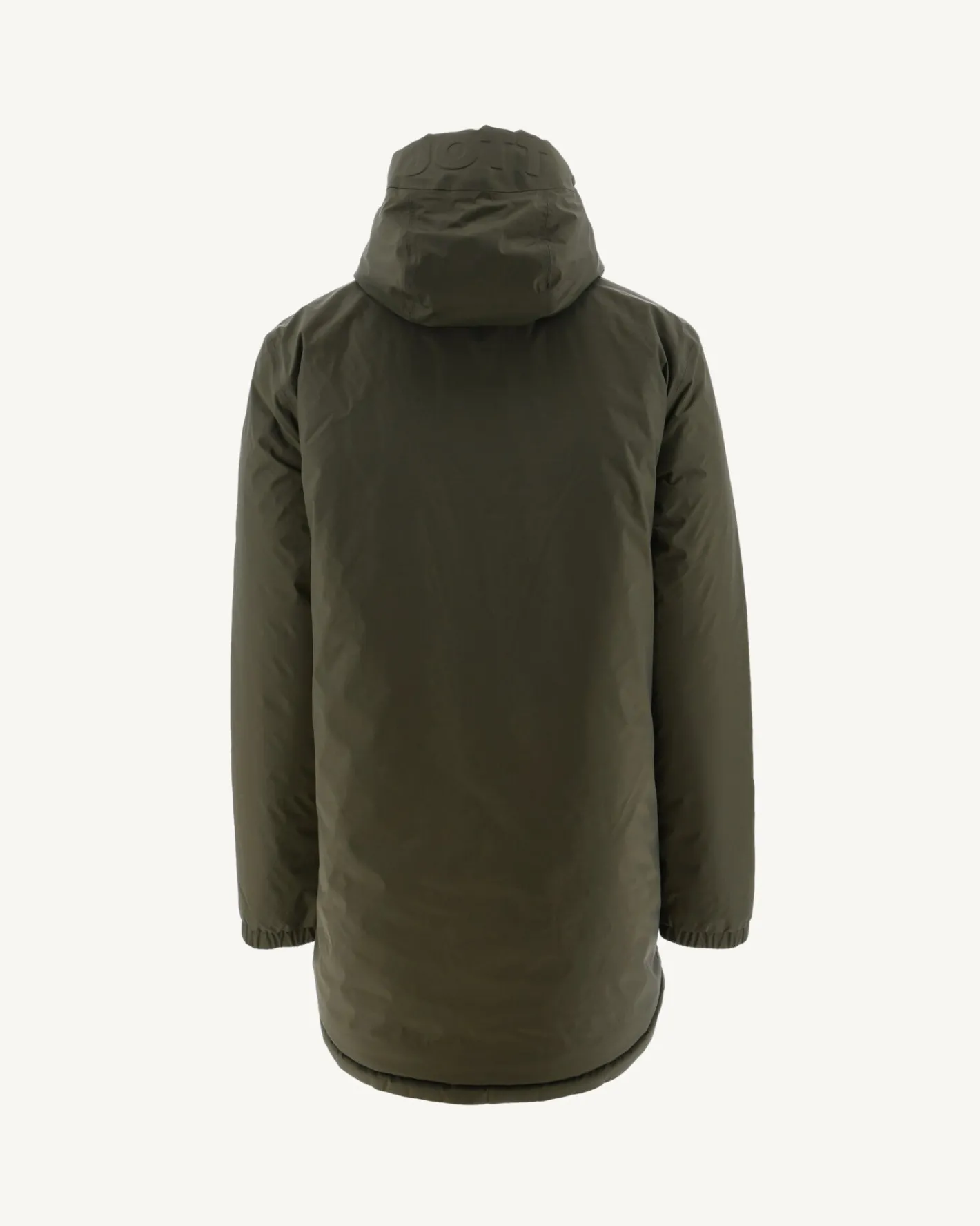 Donzen Jassen & Jacks-JOTT Doudoune Longue Reversible A Capuche Army/Monogram Rouge Vif Amsterdam 2553 Army/Monogram Fire Red