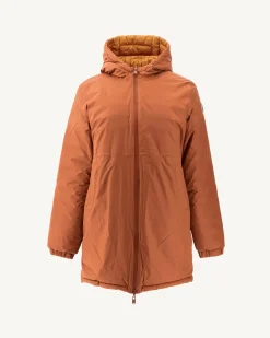 Donzen Jassen & Jacks-JOTT Doudoune Longue Reversible Camel/Camel Clair Roma 8390 Camel/Rust