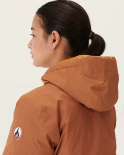 Donzen Jassen & Jacks-JOTT Doudoune Longue Reversible Camel/Camel Clair Roma 8390 Camel/Rust